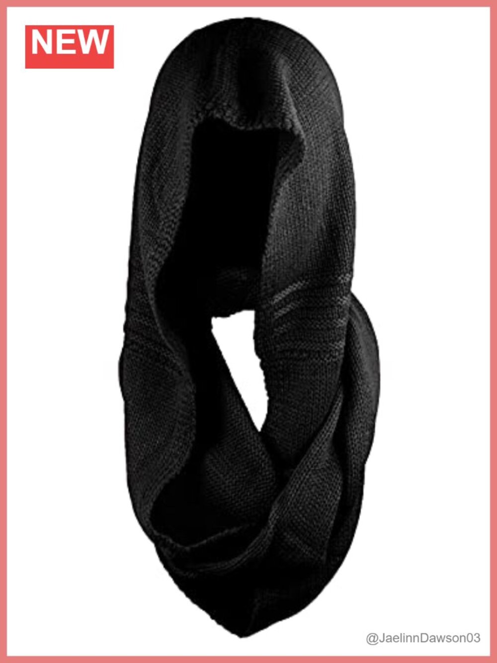 Womens Soft Knit Pullover Hooded Scarf Beanie One Size Acrylic